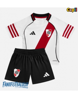 River Plate Echipament de Fotbal Replică 2025-26 Copii Acasa (+ Șorturi)